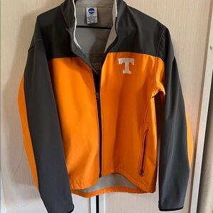 Tennessee Volunteers Collegiate NCAA Orange and Gray Zip-Front  Jacket